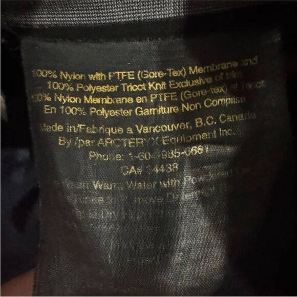 Arc’teryx Theta LT Jacket – Vintage 1998 Molten & Gold| Made in Canada | Large - Picture 10 of 16